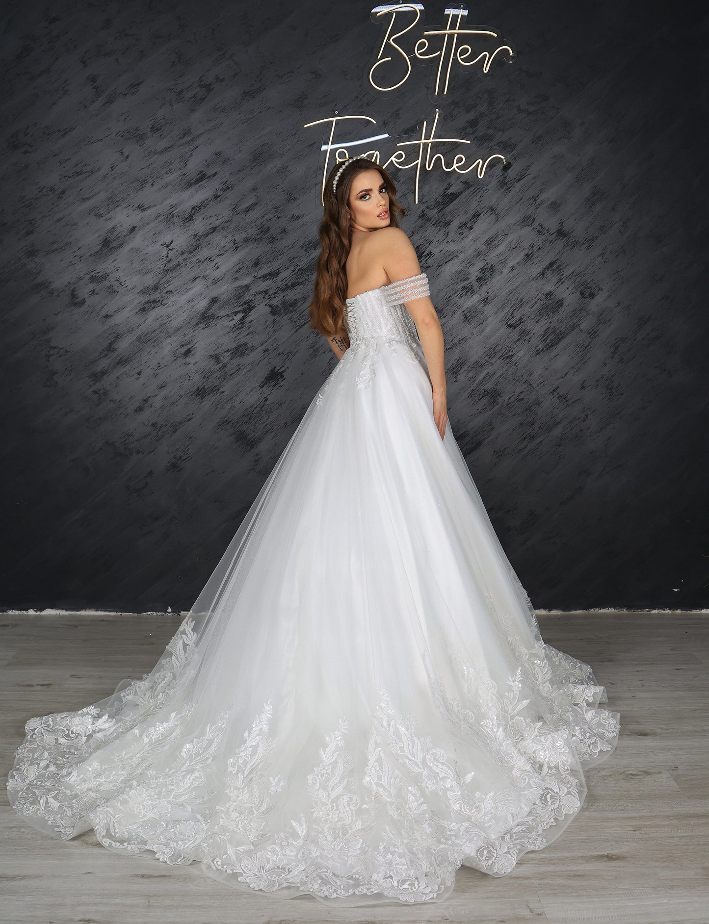 Abito da sposa a trapezio Nina