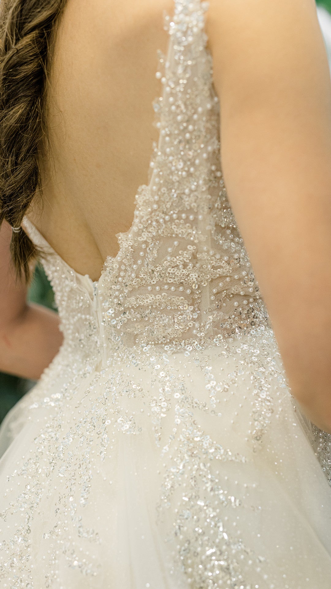 KUMRU a line narrow skirt wedding dress