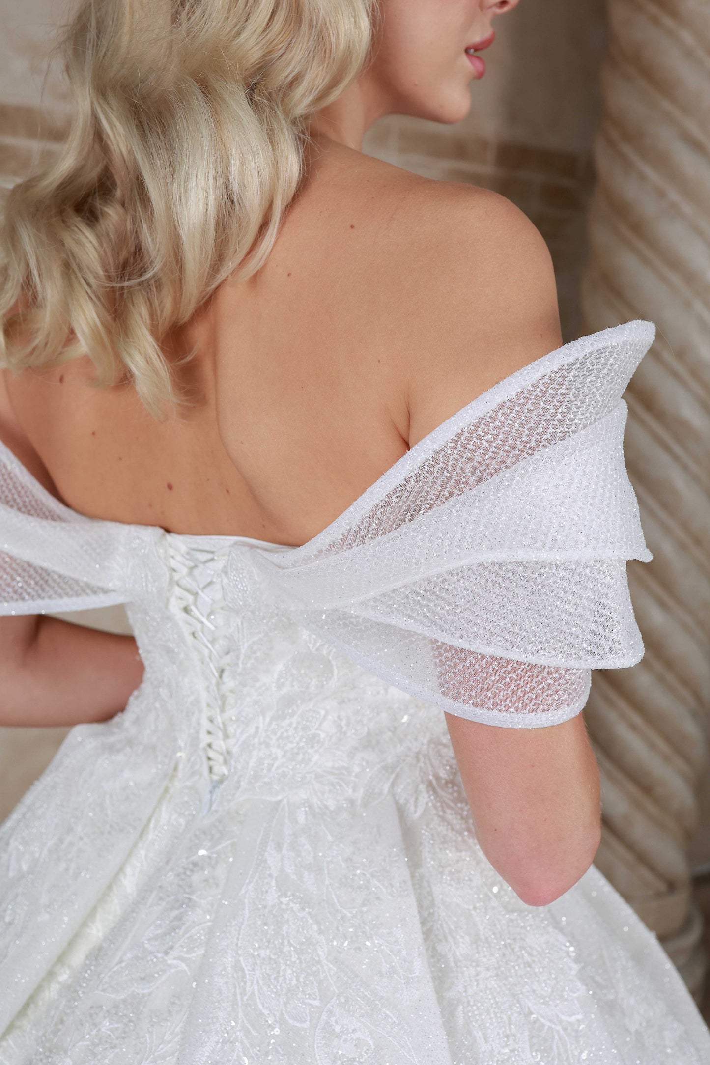 Liza a line wedding dress