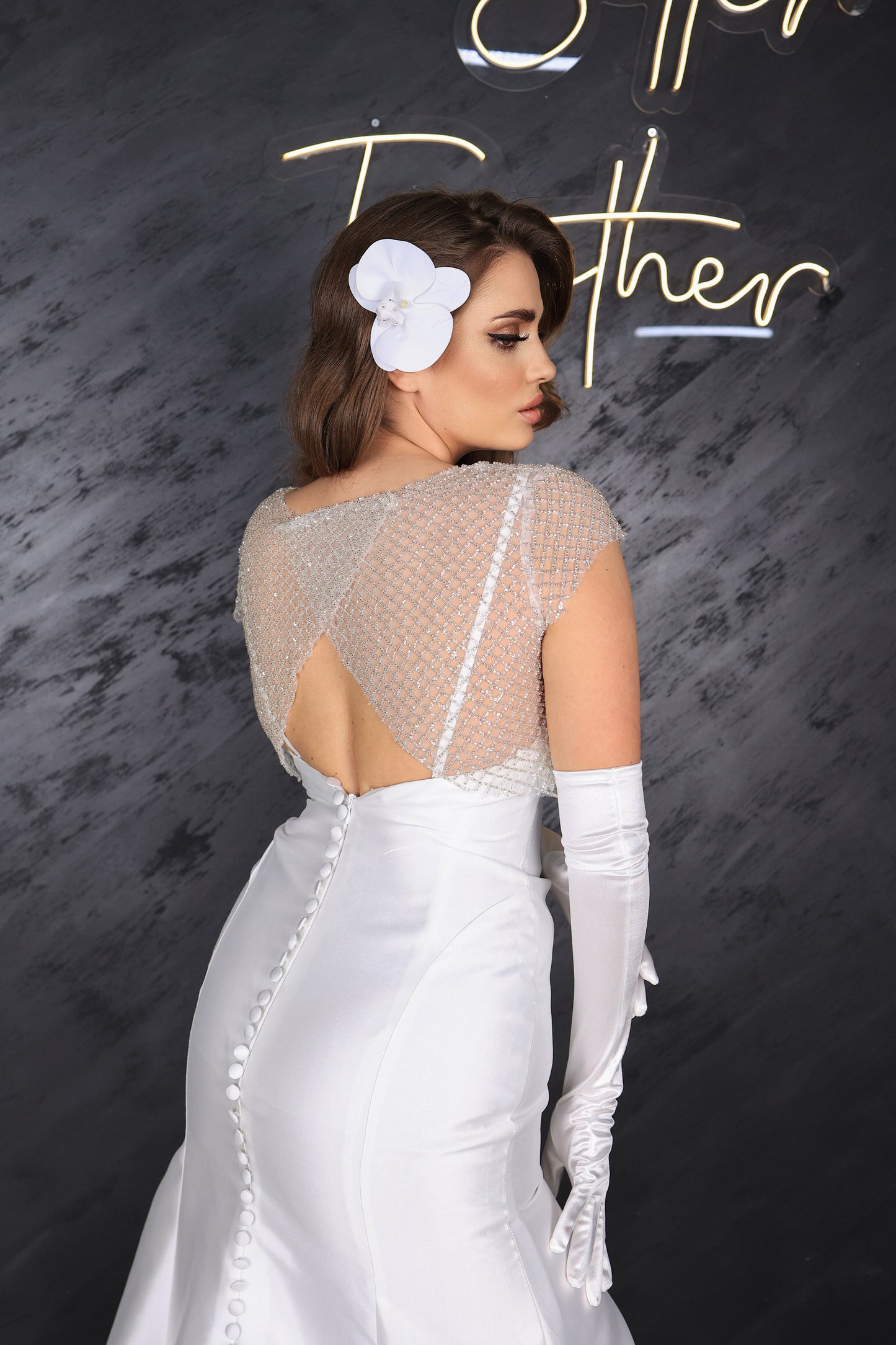 Beti mermaid wedding dress