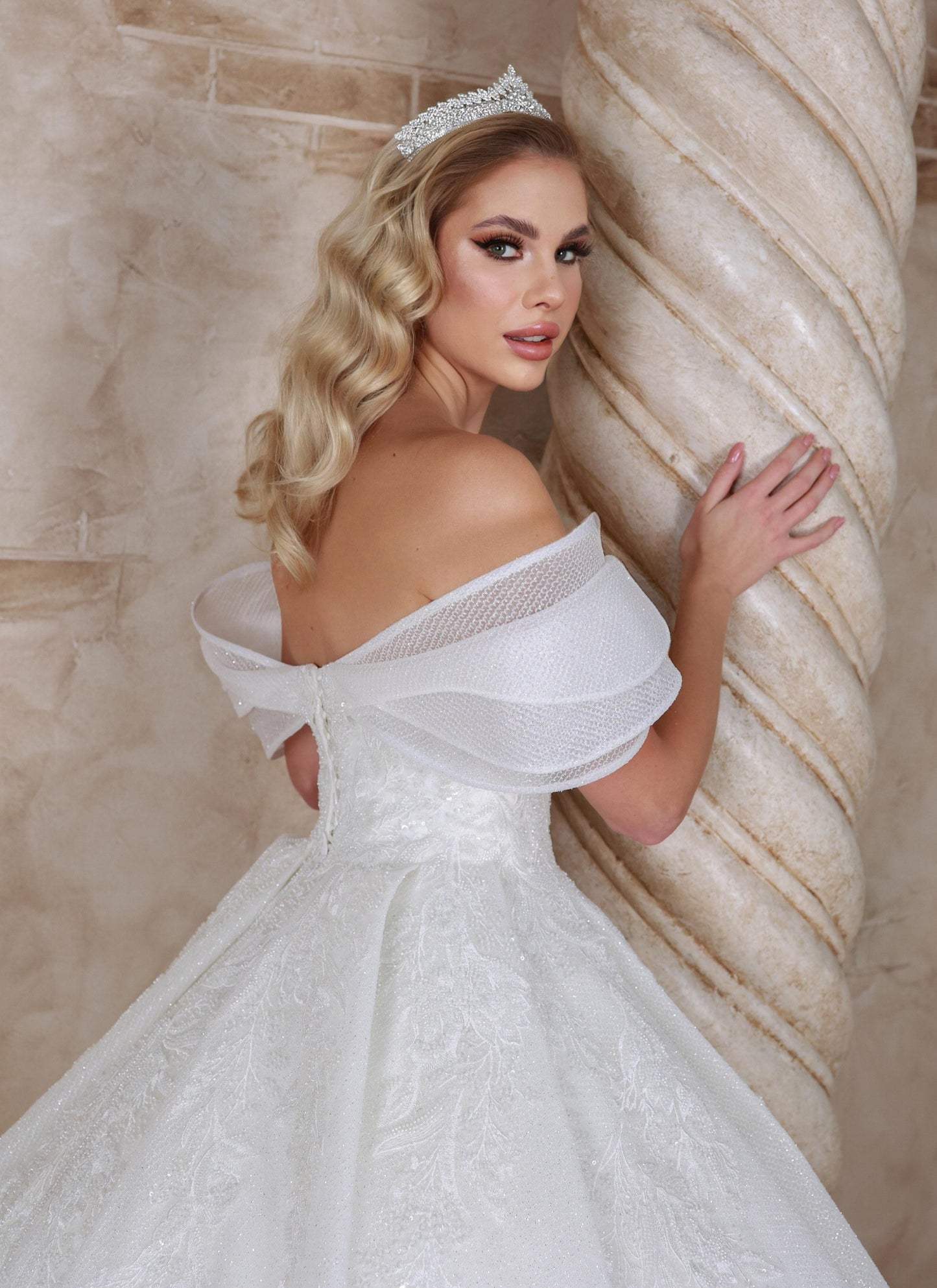 Liza a line wedding dress