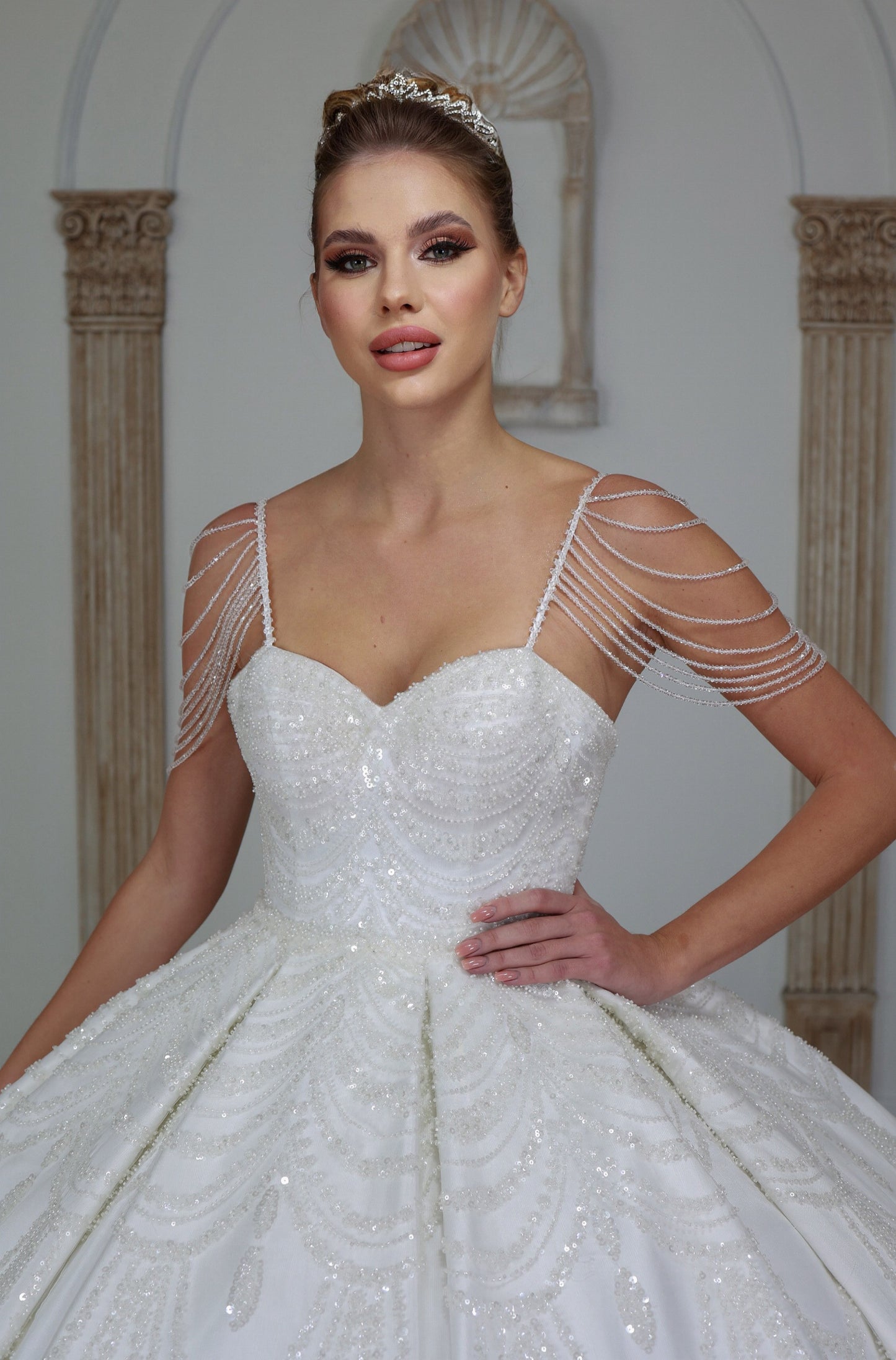 Devin ballgown wedding dress