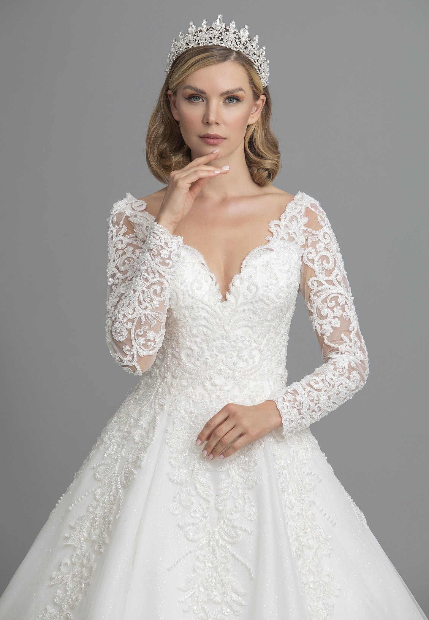 Abito da sposa a trapezio Sedef