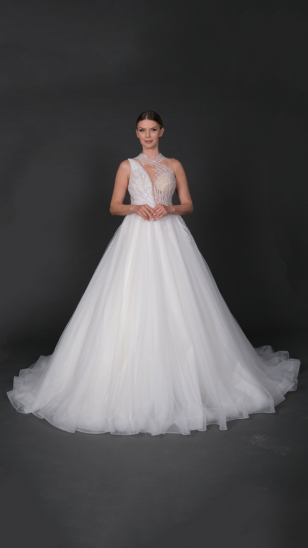 Katre narrow skirt a line wedding dress