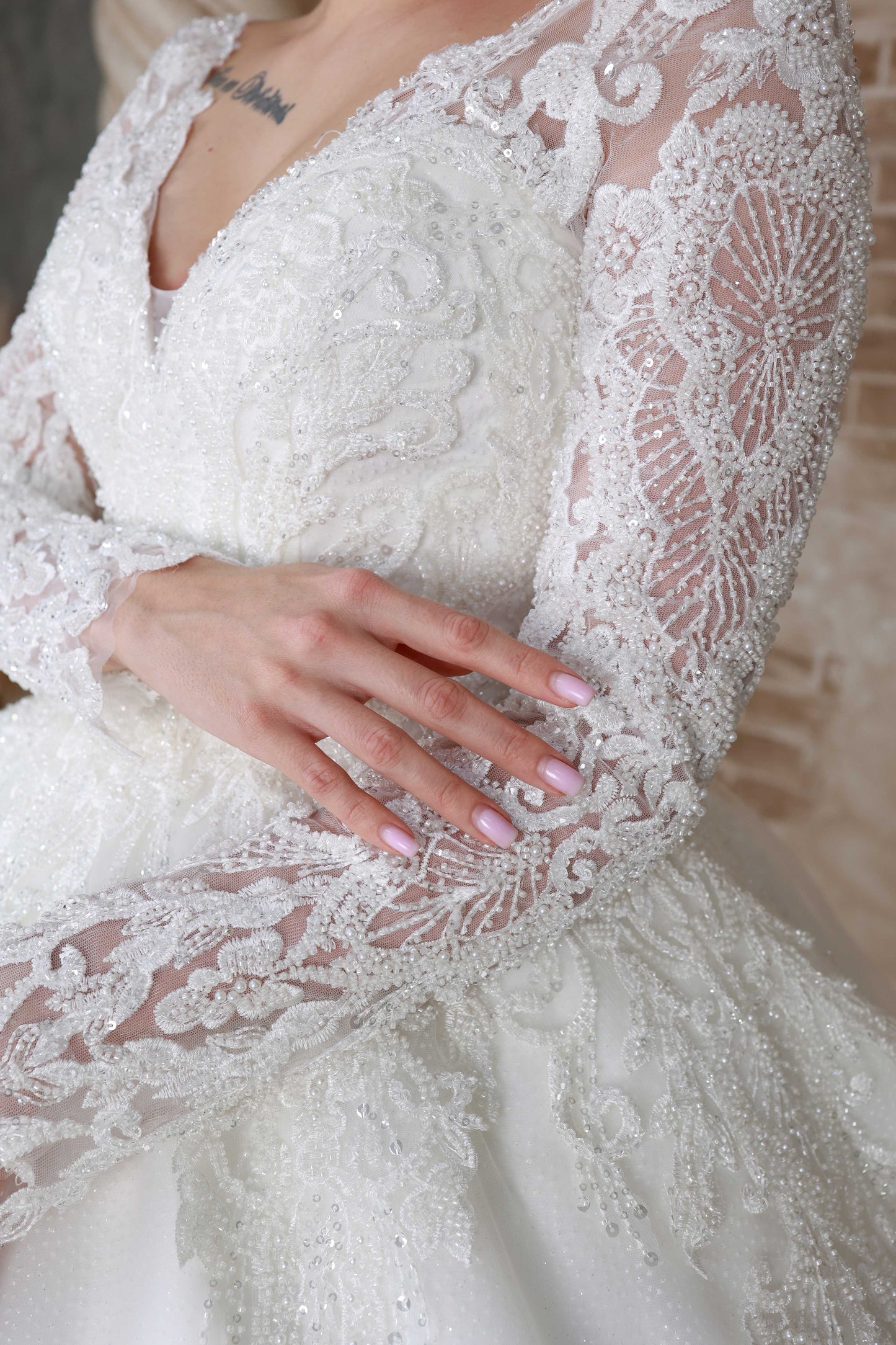 Abito da sposa Verda a trapezio