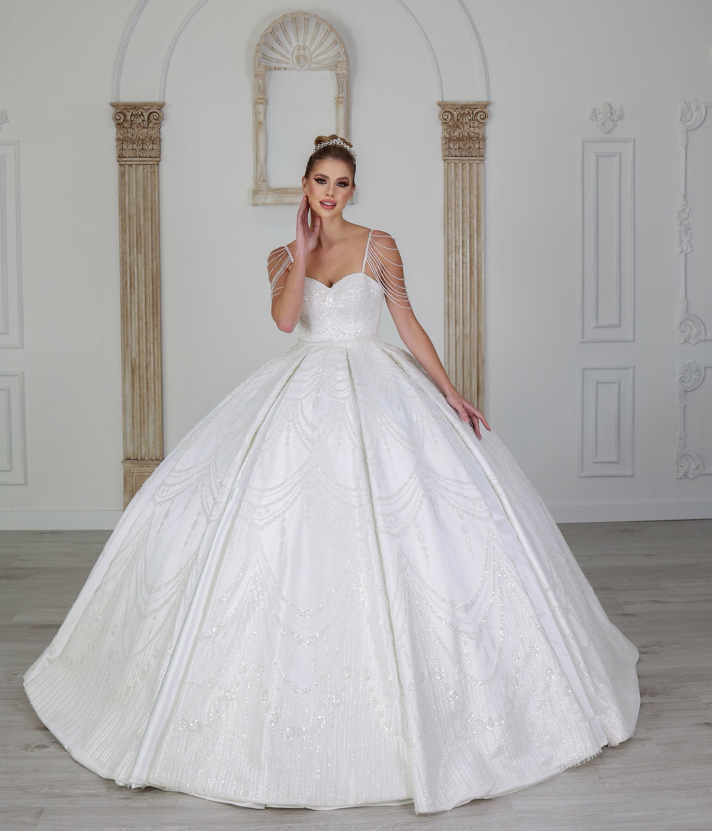Devin ballgown wedding dress