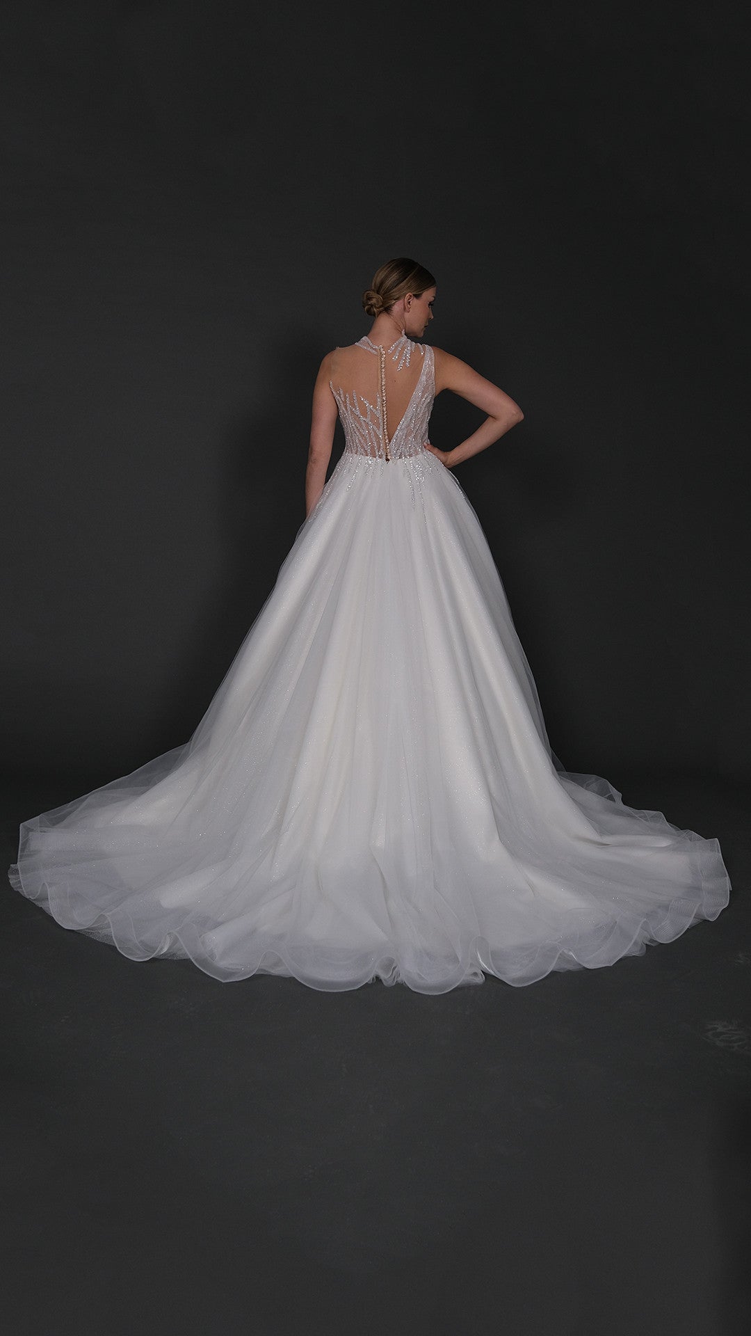 Katre narrow skirt a line wedding dress