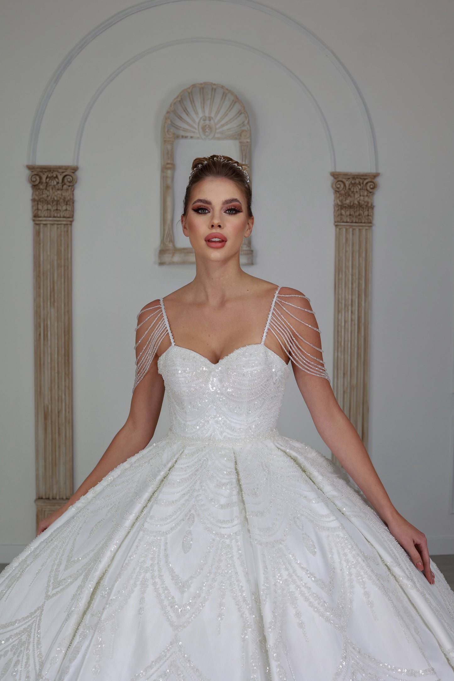 Devin ballgown wedding dress