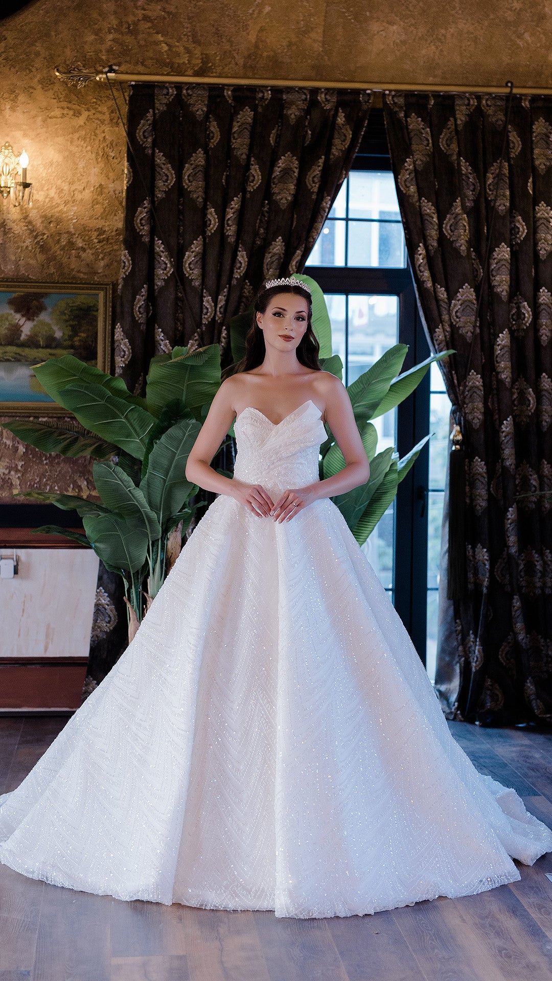 Rochie de mireasă Sana cu linie A