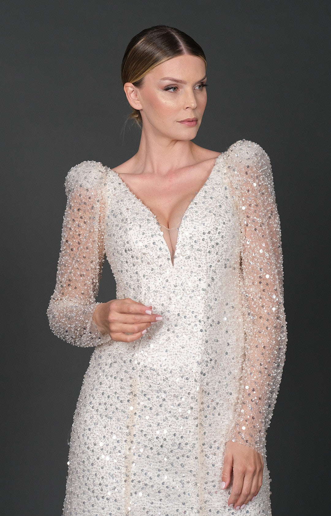 Lamıa mini wedding dress