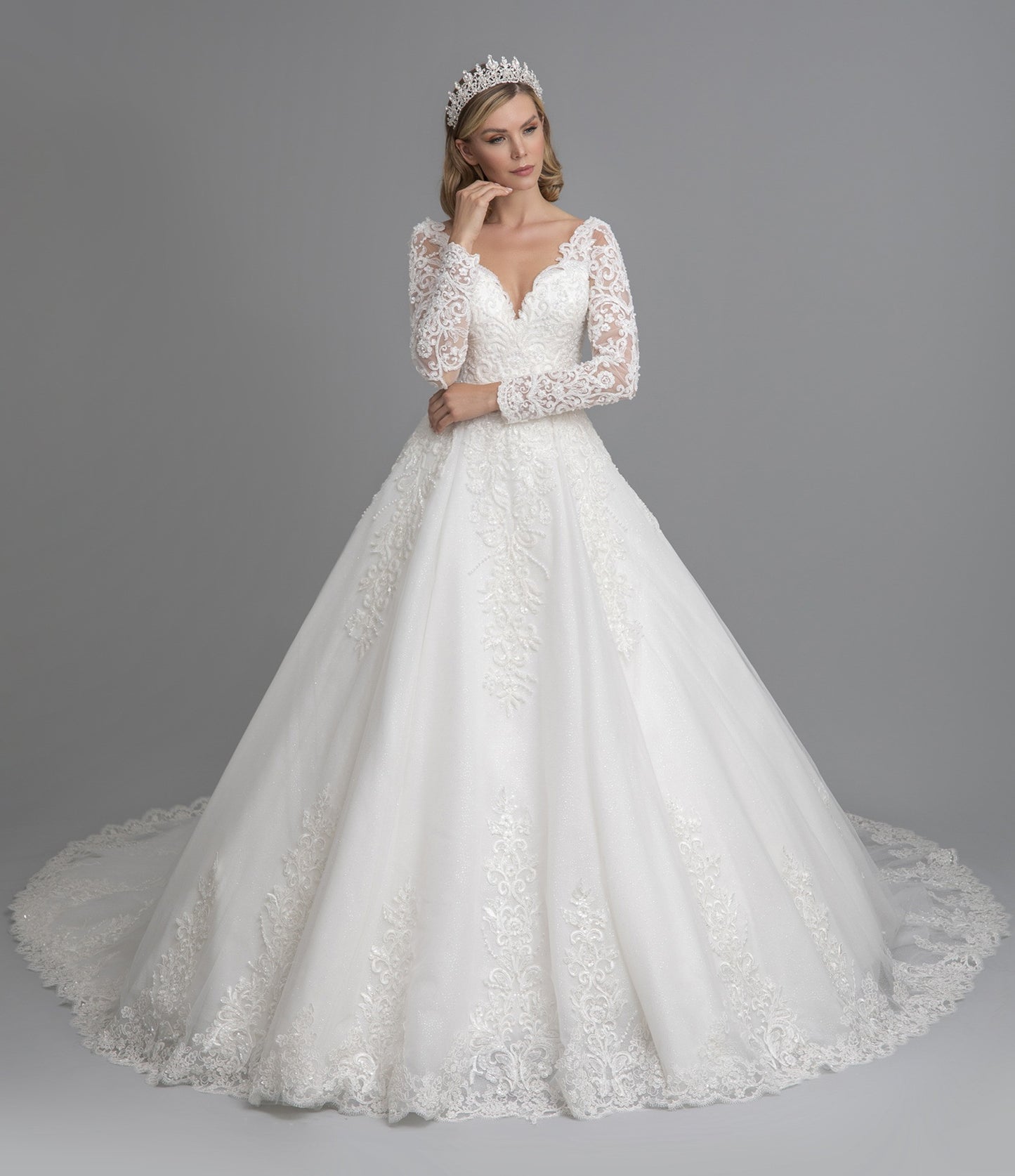 Abito da sposa a trapezio Sedef