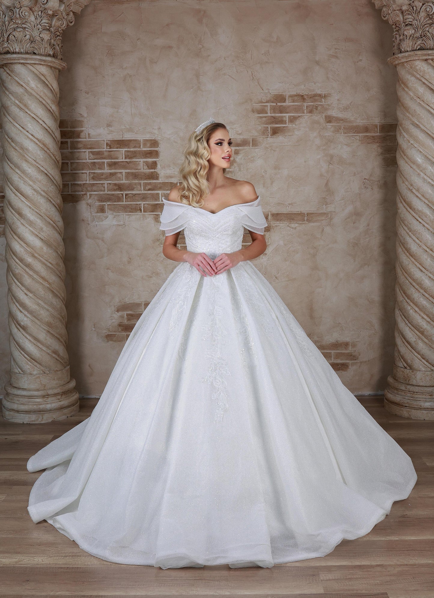 Liza a line wedding dress