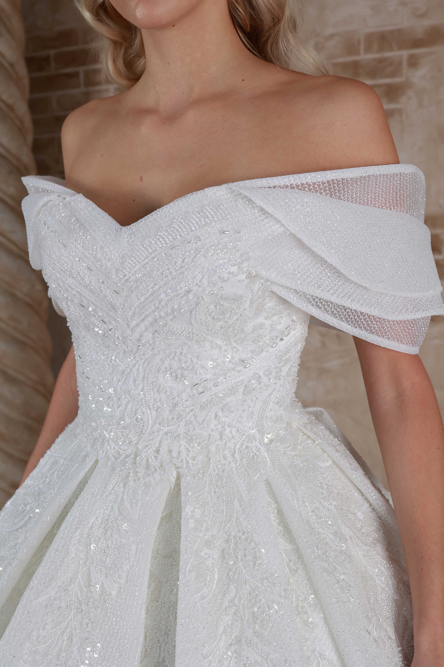 Liza a line wedding dress