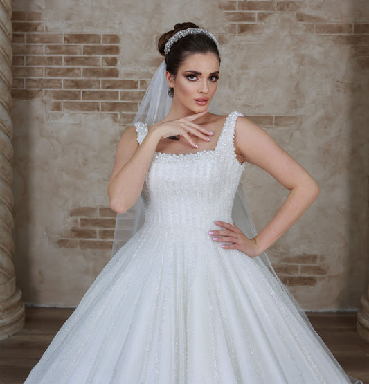 Rochie de mireasă Asi cu linie A