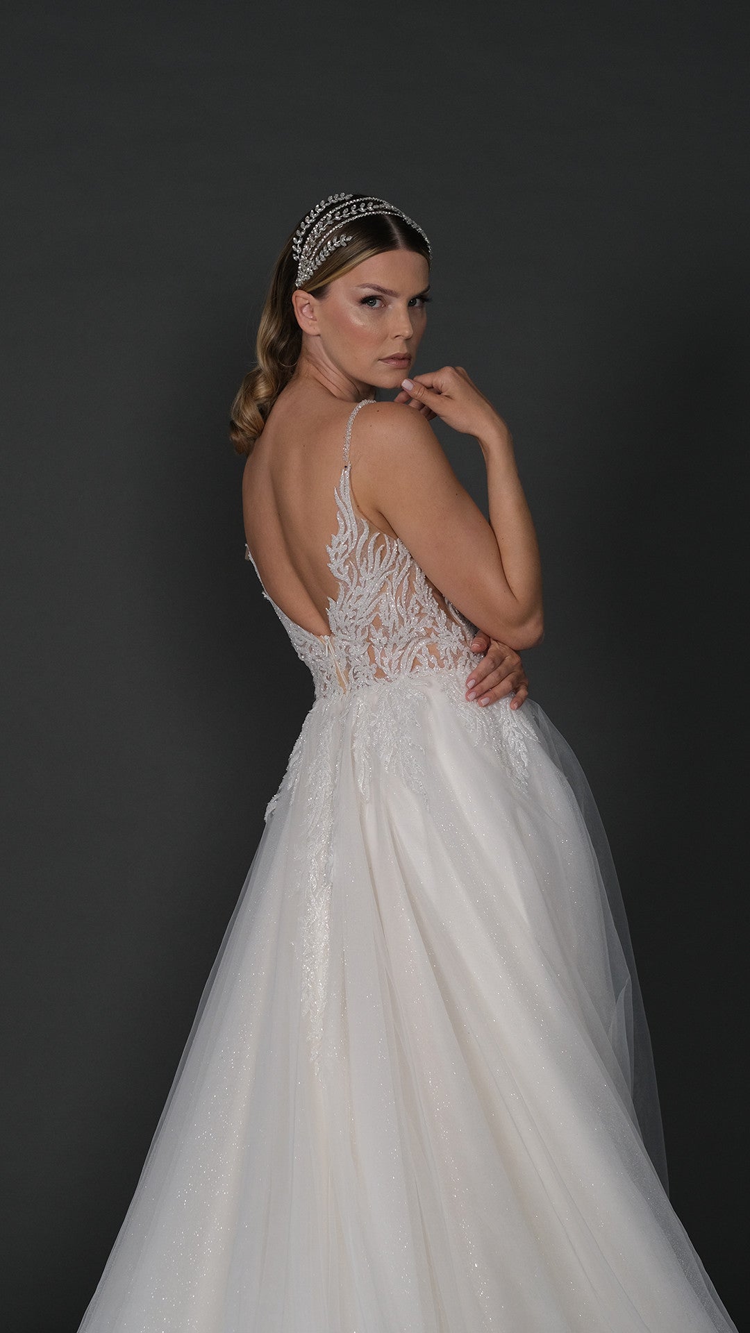 KARSU narrow skirt a line wedding dress