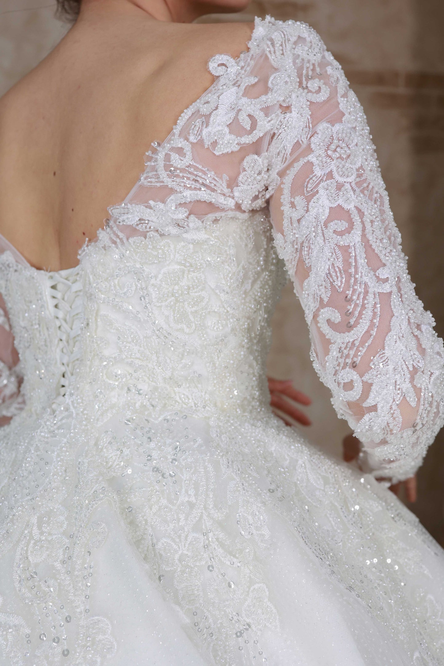 Abito da sposa Verda a trapezio
