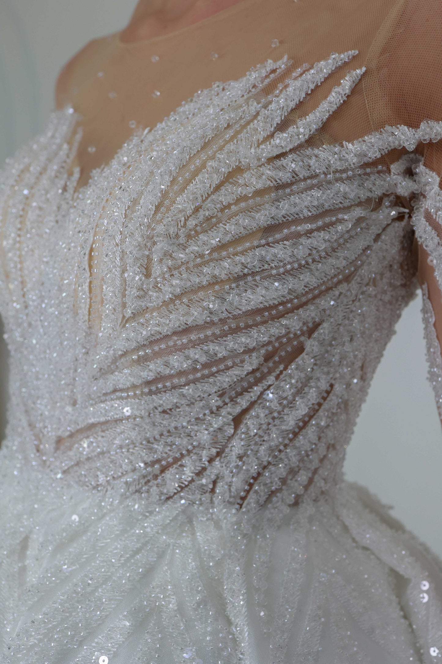 Abito da sposa a trapezio Yaprak