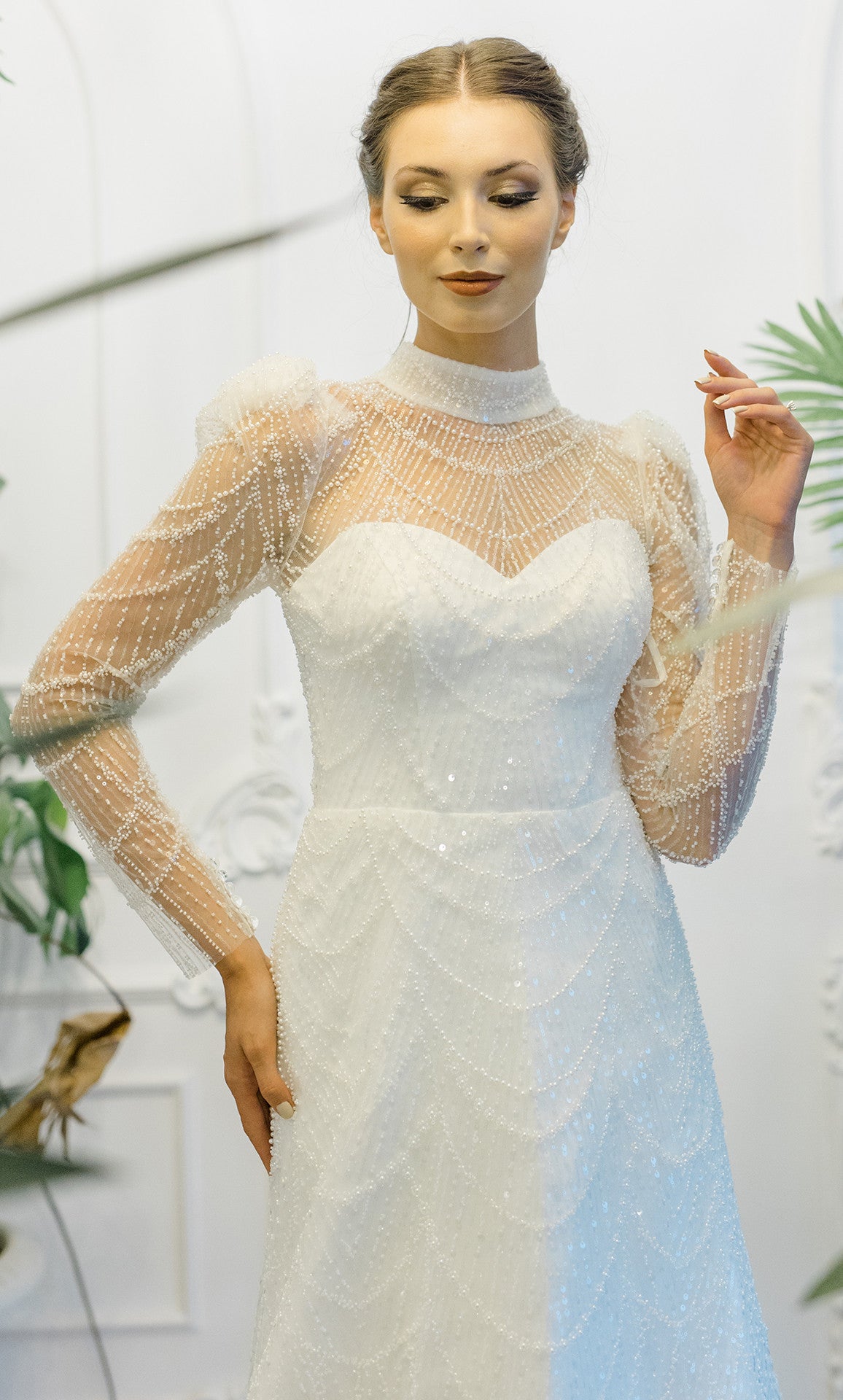 Rochie de mireasă coloană BERRAK