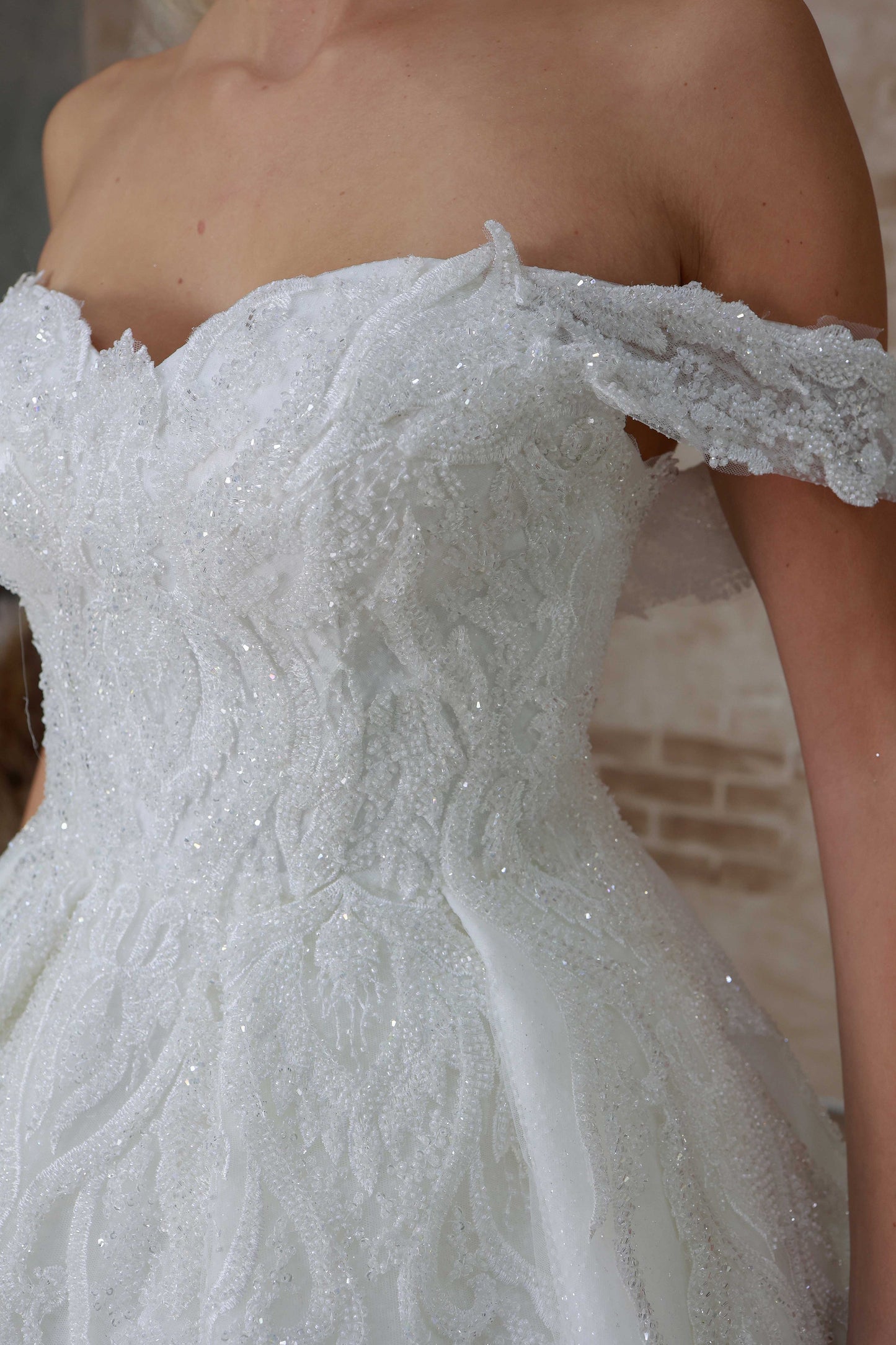 Rochie de mireasă Meva cu linie A