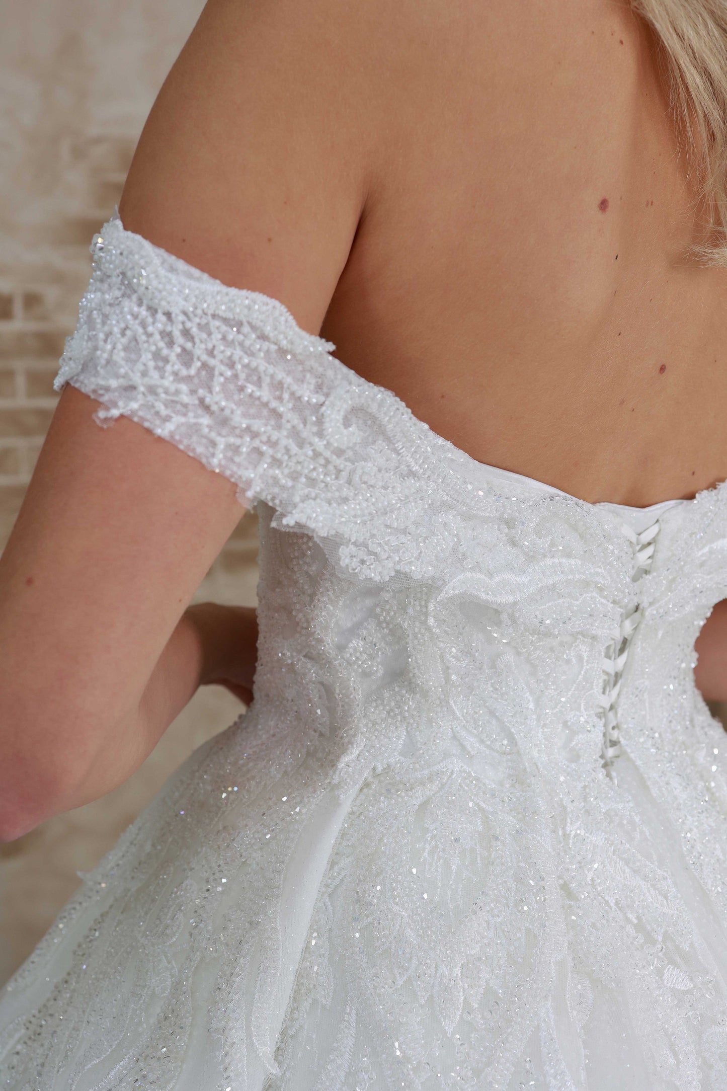 Rochie de mireasă Meva cu linie A