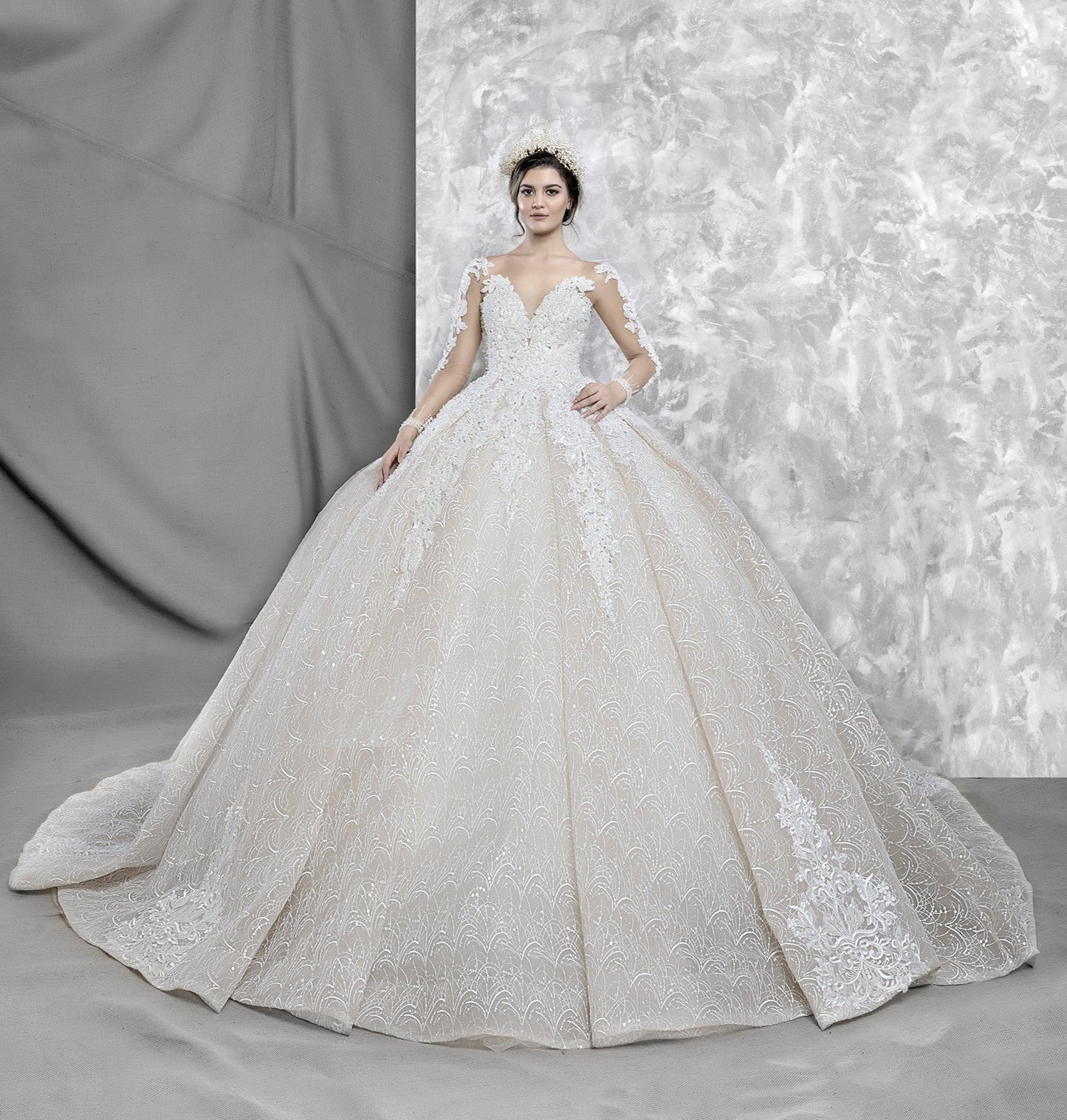 Cansu ballgown wedding dress