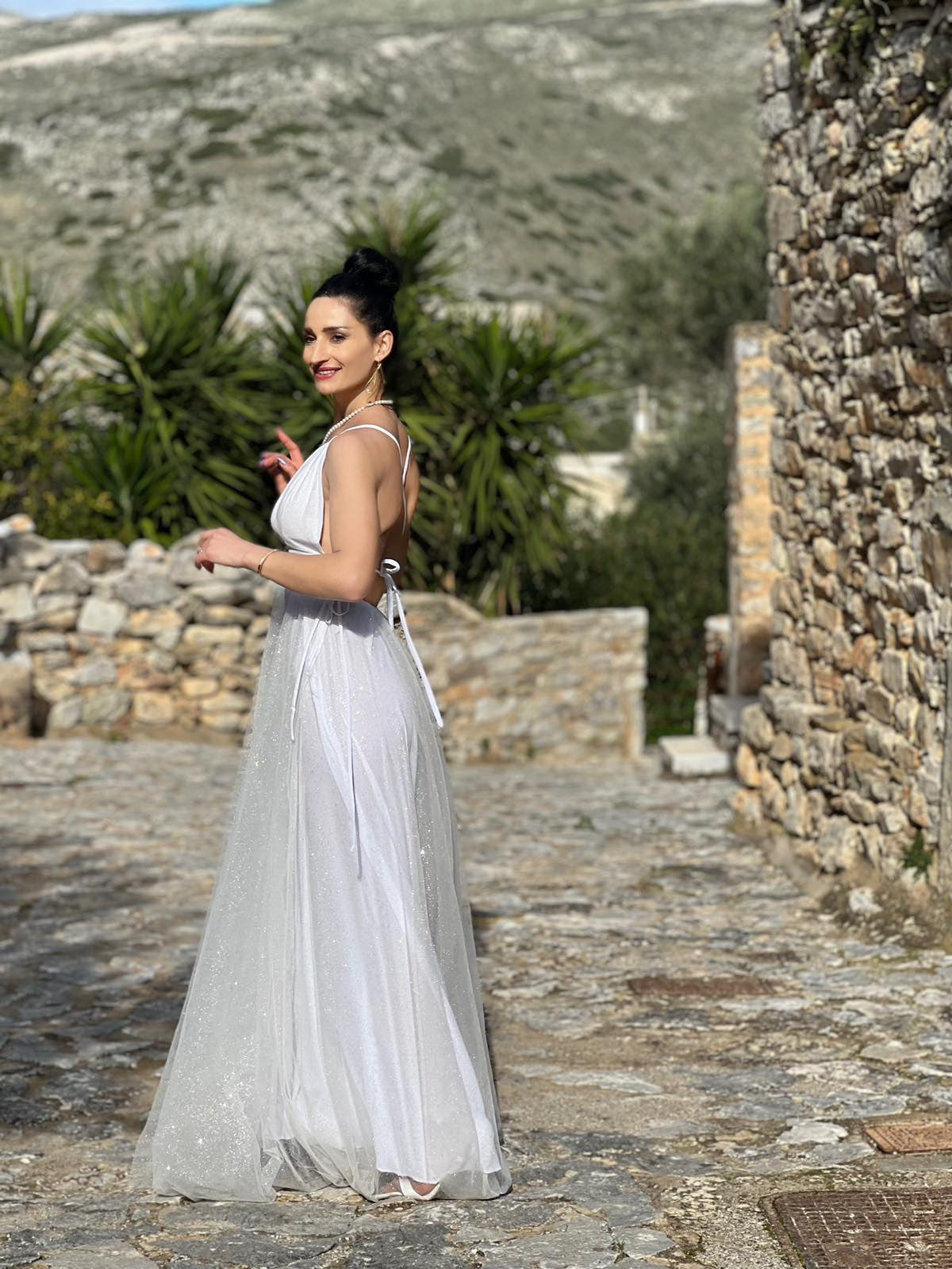 Rochie de mireasă cu sclipici