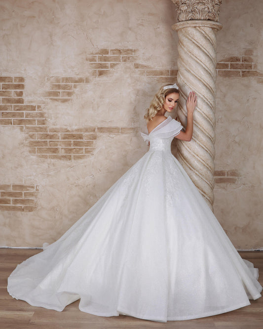 Liza a line wedding dress