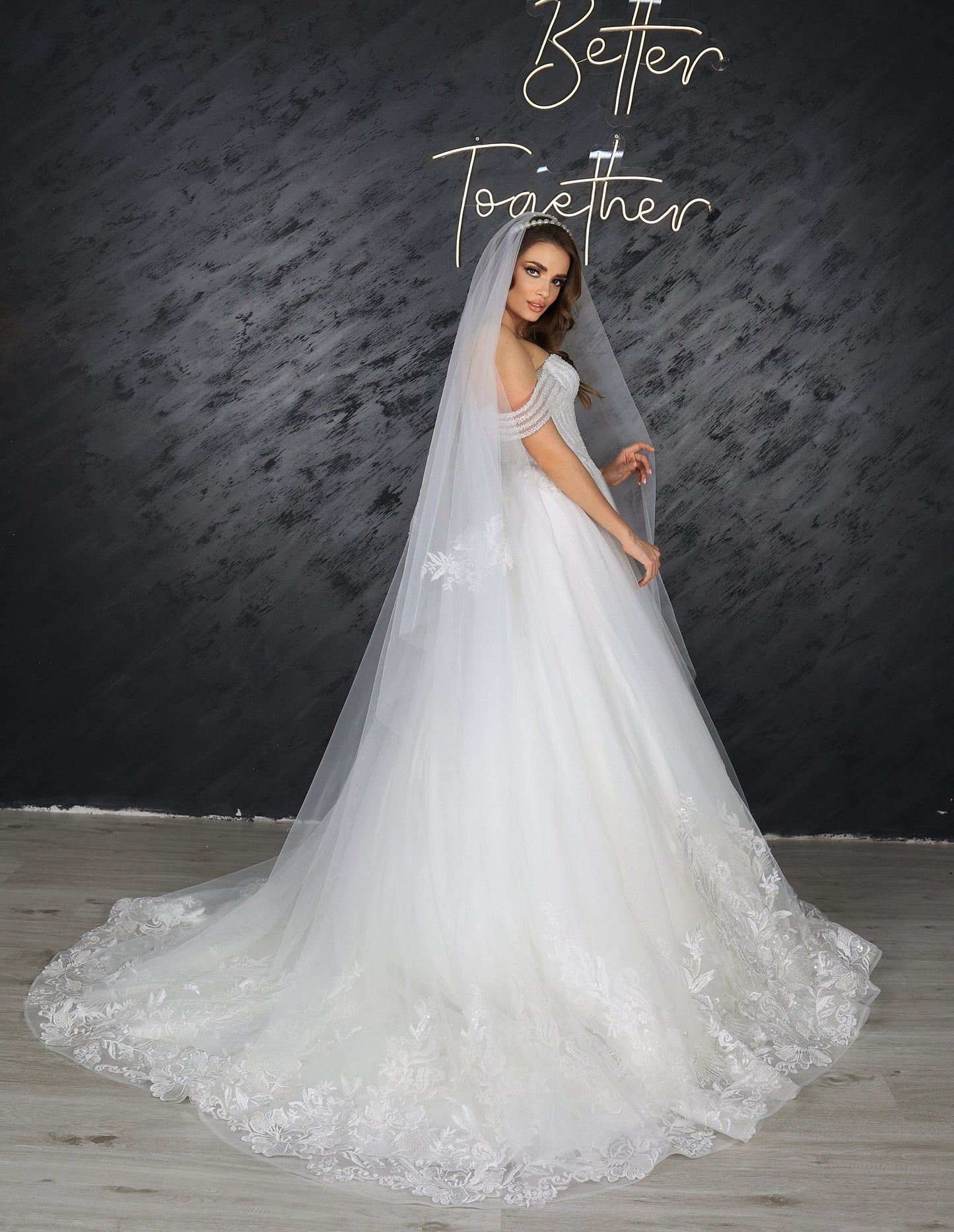 Abito da sposa a trapezio Nina