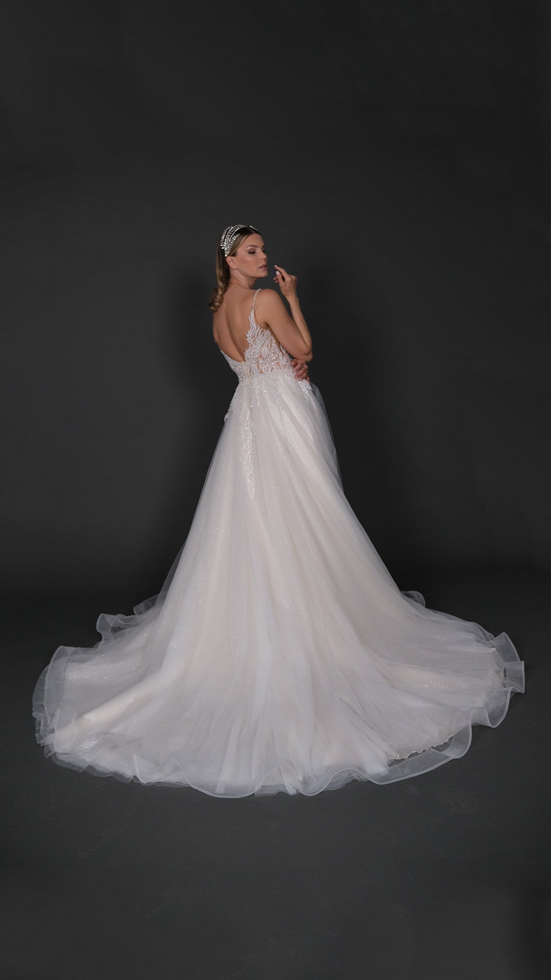 KARSU narrow skirt a line wedding dress