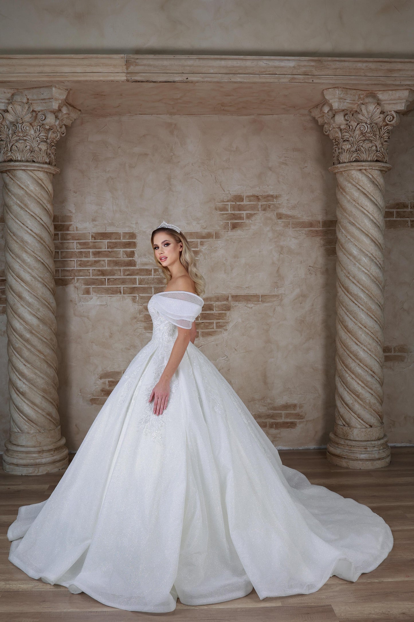 Liza a line wedding dress