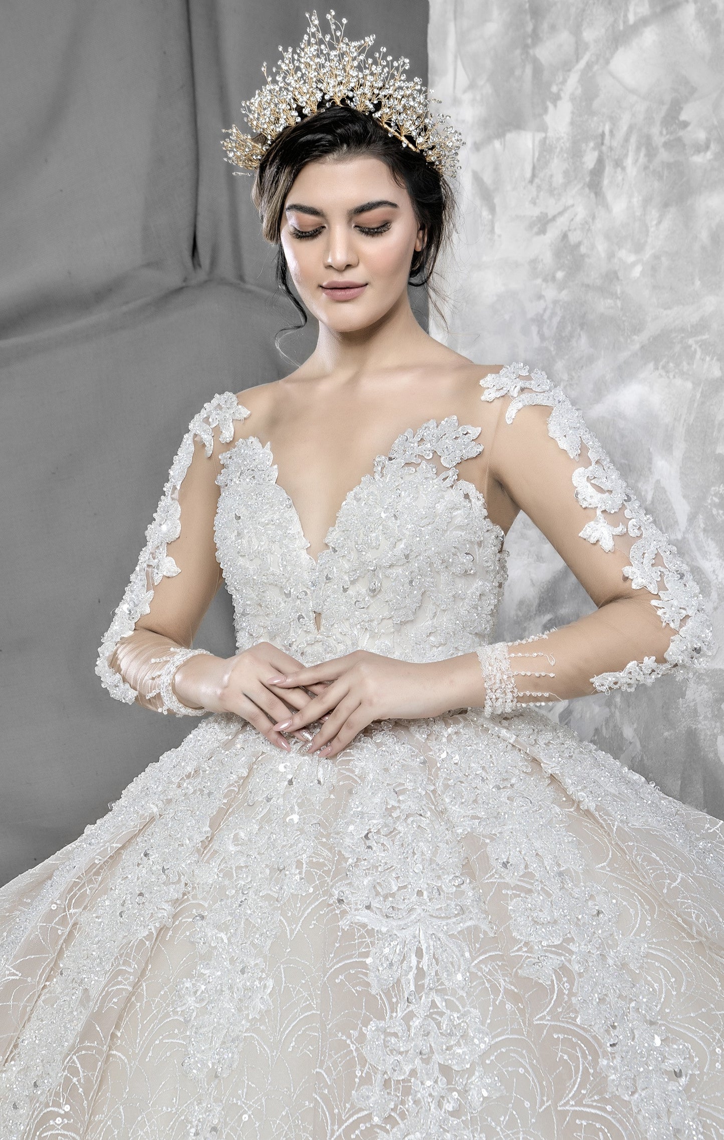 Cansu ballgown wedding dress