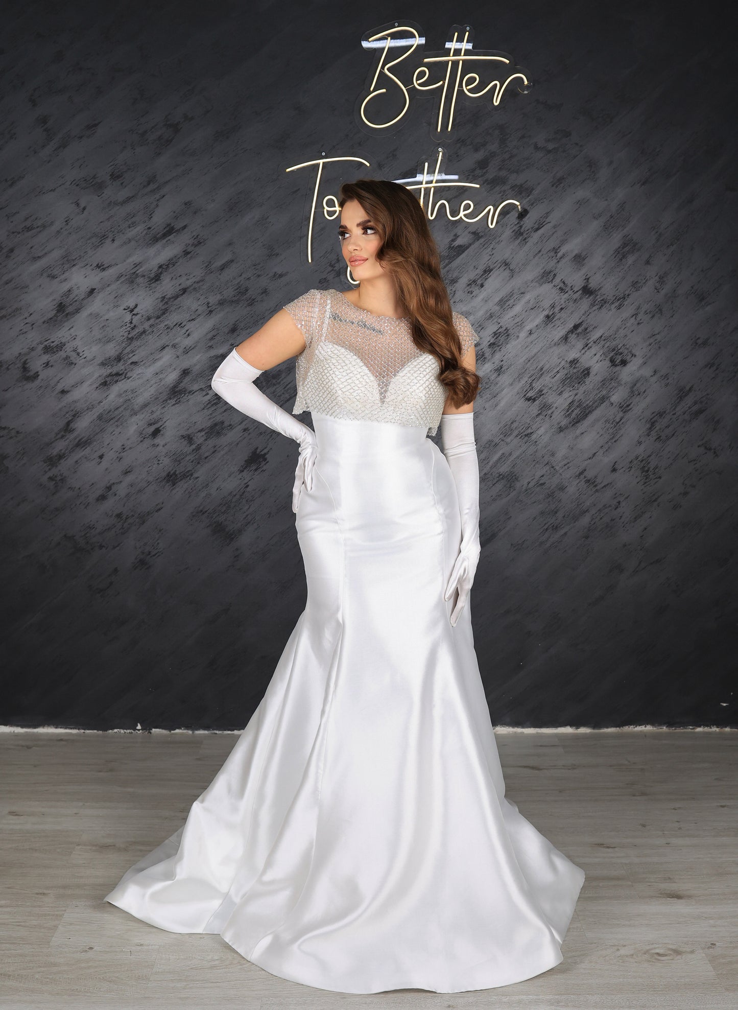 Beti mermaid wedding dress
