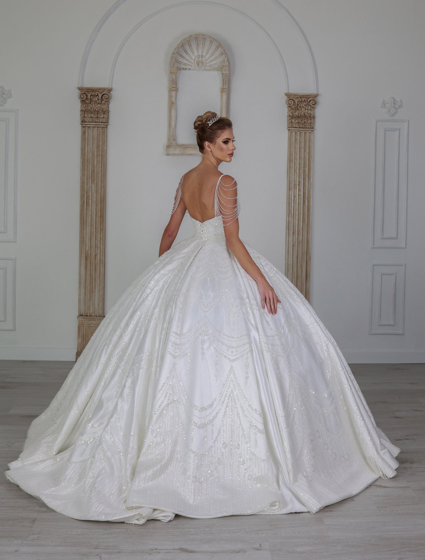 Devin ballgown wedding dress